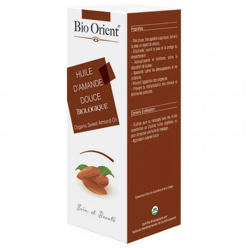 huiles végétales BIO ORIENT HUILE D AMANDE DOUCE 90ML