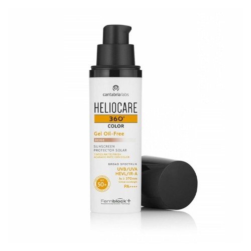 crèmes solaires HELIOCARE 360 GEL OIL FREE SPF50 BEIGE 50ML ParapharmacieTunisie tn