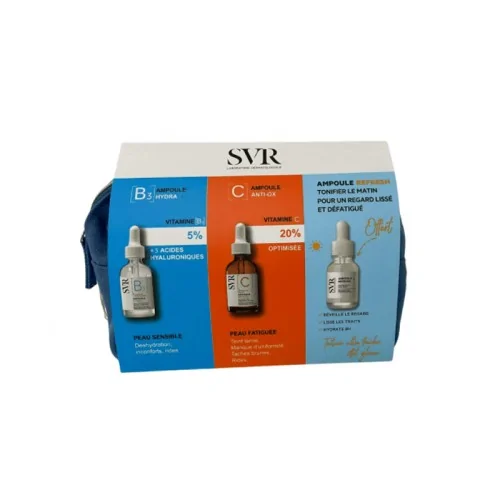 Visage | SVR TROUSSE AMPOULE B HYDRA+AMPOULE C ANTI-OX+AMPOULE REFRSH ...