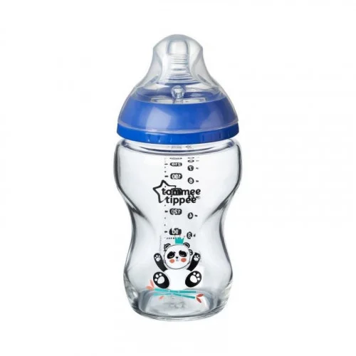 TOMMEE TIPPEE CLOSE TO NATURE BIBERON BLANC EN VERRE 0M+ 150ML