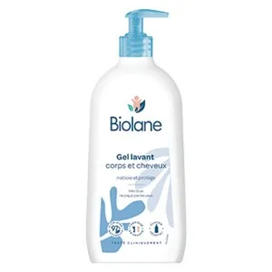BIOLANE GEL LAVANT CORPS ET CHEVEUX 350 ML