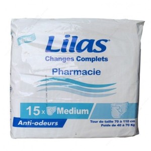 LILAS ADULTE SLIP MEDIUM 15P